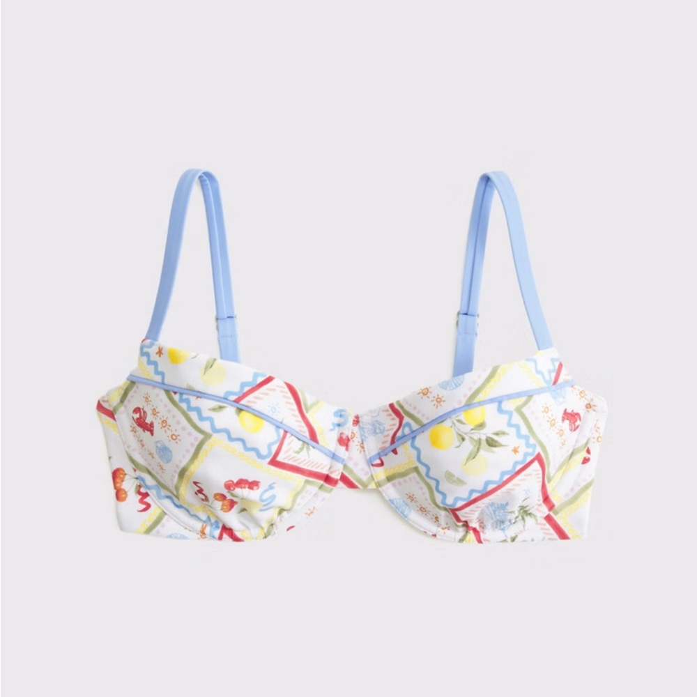 Abercrombie & Fitch Curve Love Balconette Bikini top - Size M